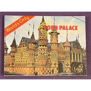 World’s Only Corn Palace (12) Mini Postcard Foldout Set